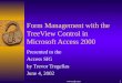 Form Management with the TreeView Control in Microsoft Access 2000