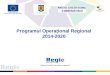 Programul Operațional Regional  2014-2020