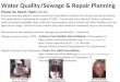 Water Quality/Sewage & Repair Planning