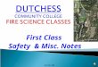 DUTCHESS COMMUNITY COLLEGE FIRE SCIENCE CLASSES