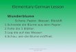 Elementary German Lesson