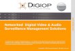 Networked  Digital Video & Audio Surveillance Management Solutions