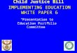 Child Justice Bill