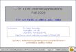 CGS 3175: Internet Applications Fall 2009 FTP On  eustis.eecs.ucf
