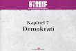 Kapittel 7  Demokrati
