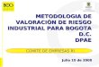 METODOLOGIA DE VALORACIÓN DE RIESGO INDUSTRIAL PARA BOGOTA D.C. DPAE