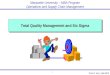 Total Quality Management and Six Sigma