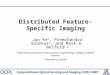 Distributed Feature-Specific Imaging