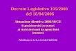 Decreto Legislativo 195/2006  del 10/04/2006