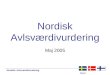 Nordisk Avlsv¦rdivurdering