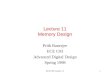 Lecture 11 Memory Design