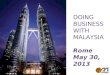 MALAYSIA  YOUR  BUSINESS PARTNER