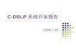 C-DBLP 系统开发报告