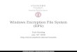Windows Encryption File System (EFS)