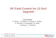 RF Field Control for 12 GeV Upgrade