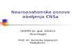 Neuroanatomske osnove oboljenja CNSa