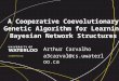 A Cooperative  Coevolutionary Genetic Algorithm  for Learning  Bayesian Network Structures