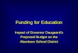 Funding for Education
