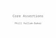 Core Assertions