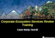Corporate Ecosystem Services Review Training Case Study: Mondi