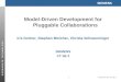 Model-Driven Development for Pluggable Collaborations