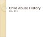 Child Abuse History
