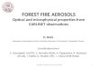 FOREST FIRE AEROSOLS Optical and microphysical properties from EARLINET observations