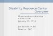 Disability Resource Center  Overview