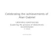Celebrating the achievements of  Alan Gabriel