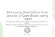 Removing Duplication from java.io: a Case Study using Traits