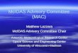 McIDAS Advisory Committee (MAC)