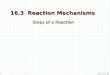 16.3  Reaction Mechanisms Steps of a Reaction