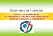 Texto conclusivo de la  V Conferencia General del Episcopado  Latinoamericano y del Caribe