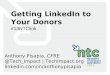 Getting LinkedIn to Your Donors #13NTClink