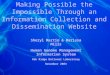 Making Possible the Impossible Through an Information Collection and Dissemination Website