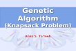 Genetic Algorithm (Knapsack Problem)