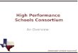High Performance  Schools Consortium