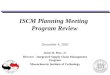 ISCM Planning Meeting  Program Review