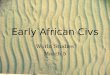 Early African Civs