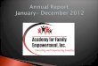 Annual Report   January- December 2012