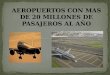 AEROPUERTOS CON MAS DE 20 MILLONES DE PASAJEROS AL AÑO
