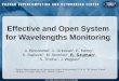 Effective and Open System  for Wavelengths Monitoring