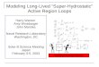 Modeling Long-Lived “Super-Hydrostatic” Active Region Loops