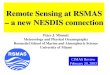 Remote Sensing at RSMAS – a new NESDIS connection