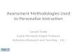 Assessment Methodologies Used to Personalize Instruction