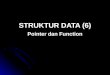 STRUKTUR DATA (6) Pointer dan Function
