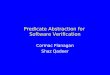 Predicate Abstraction for  Software Verification