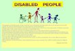 DISABLED    PEOPLE