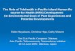 The Role of Telehealth in Pacific Island Human Resource for Health (HRH) Development: