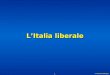 L’Italia liberale